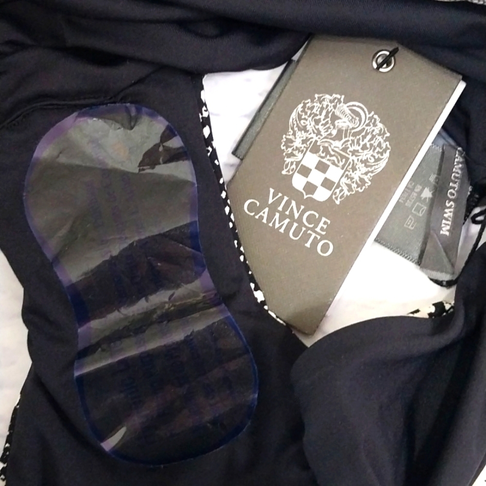 🔵BOGO FREE🔵NWT Vince Camuto Snakeskin Bikini Bottoms Sz M - Picture 4 of 4